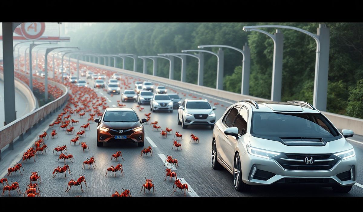 Revolutionizing Traffic with Ant-Inspired Autonomous Vehicles