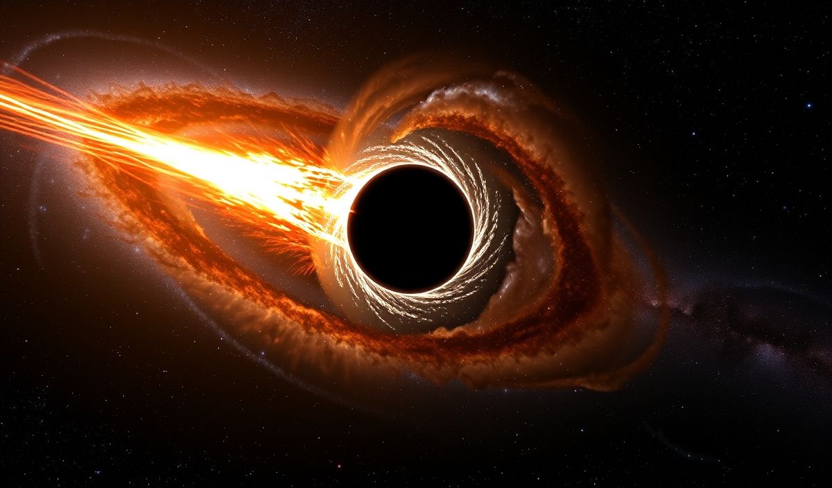 Astronomers Observe Supermassive Black Hole Emitting Massive Jet for the First Time