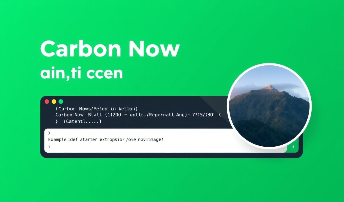 Carbon Now CLI Transform Your Code Snippets with Ease for SEO Optimization