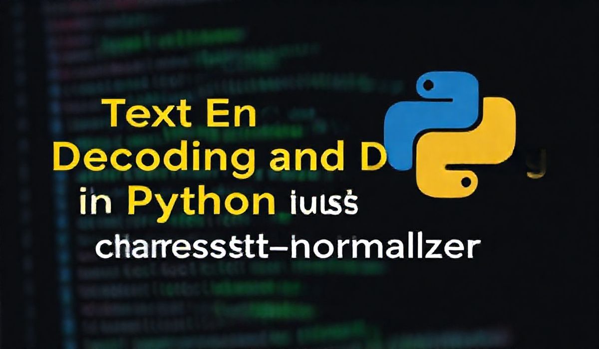 Charset Normalizer Comprehensive Python Library for Text Encoding and Decoding