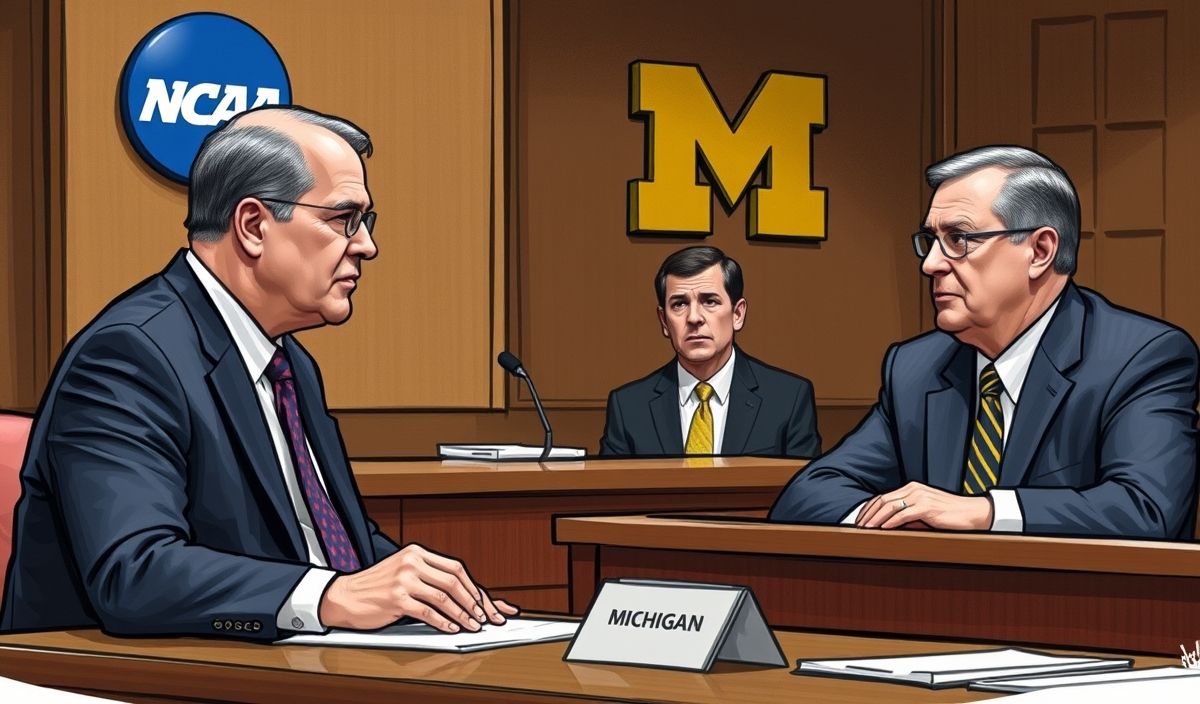 Michigan Battles NCAA Over Allegations in Sign-Stealing Scandal