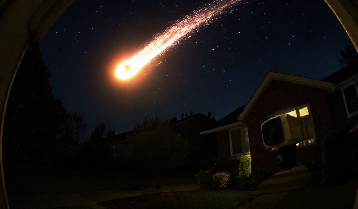 Doorbell Camera Captures Rare Meteorite Crash Landing in Stunning Detail