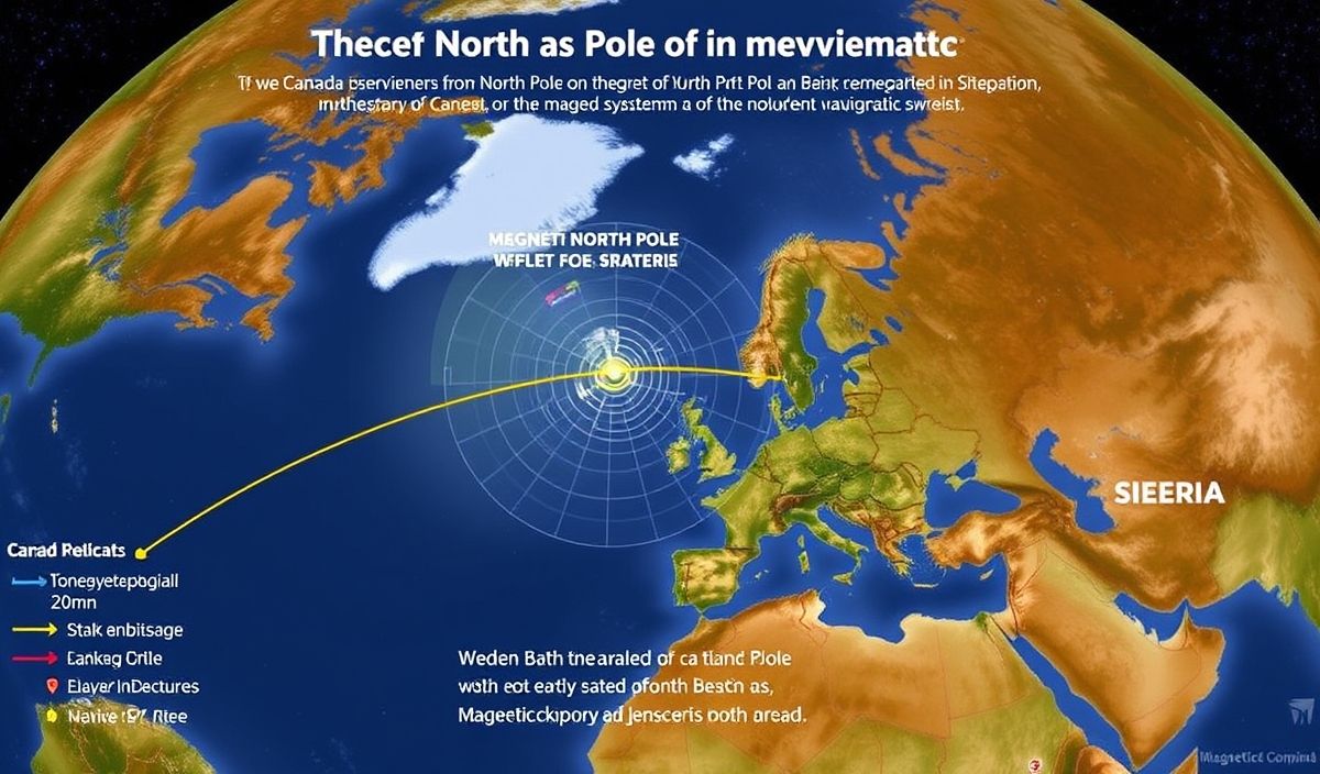 Earth’s Shifting Magnetic North Pole: Implications for Global Navigation Systems