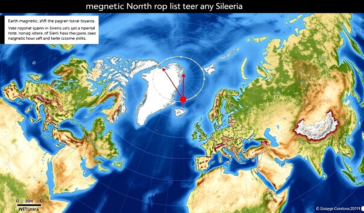 Magnetic North Pole’s Drift Sparks Global Concern Over Navigational Systems