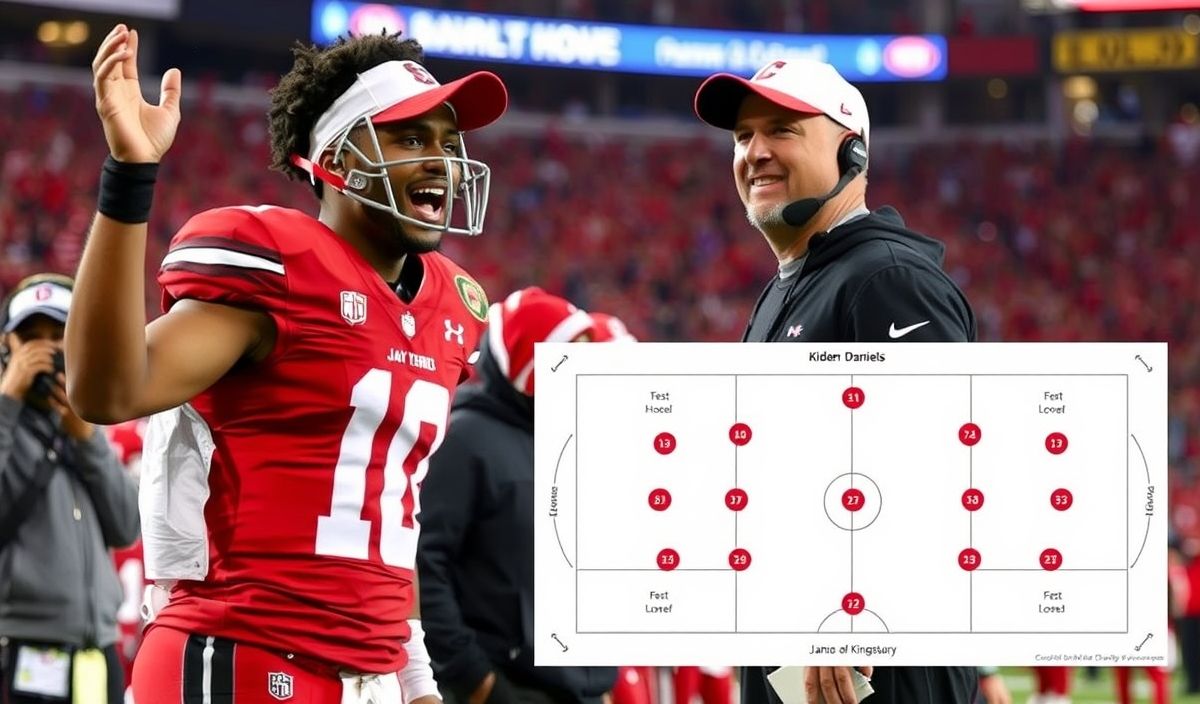 Masterful Offensive Strategy: Analyzing Jayden Daniels and Kliff Kingsbury’s Win Over the Lions