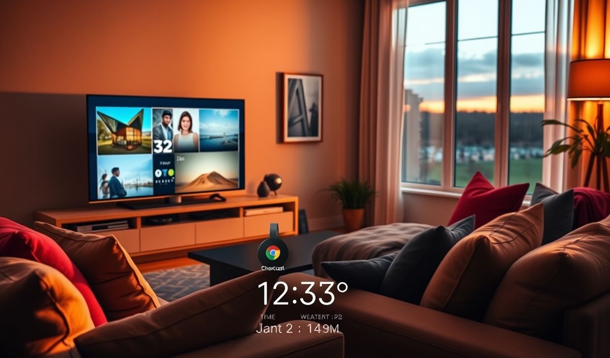 Chromecast Ambient Mode Bug Minimizes Time and Weather Display