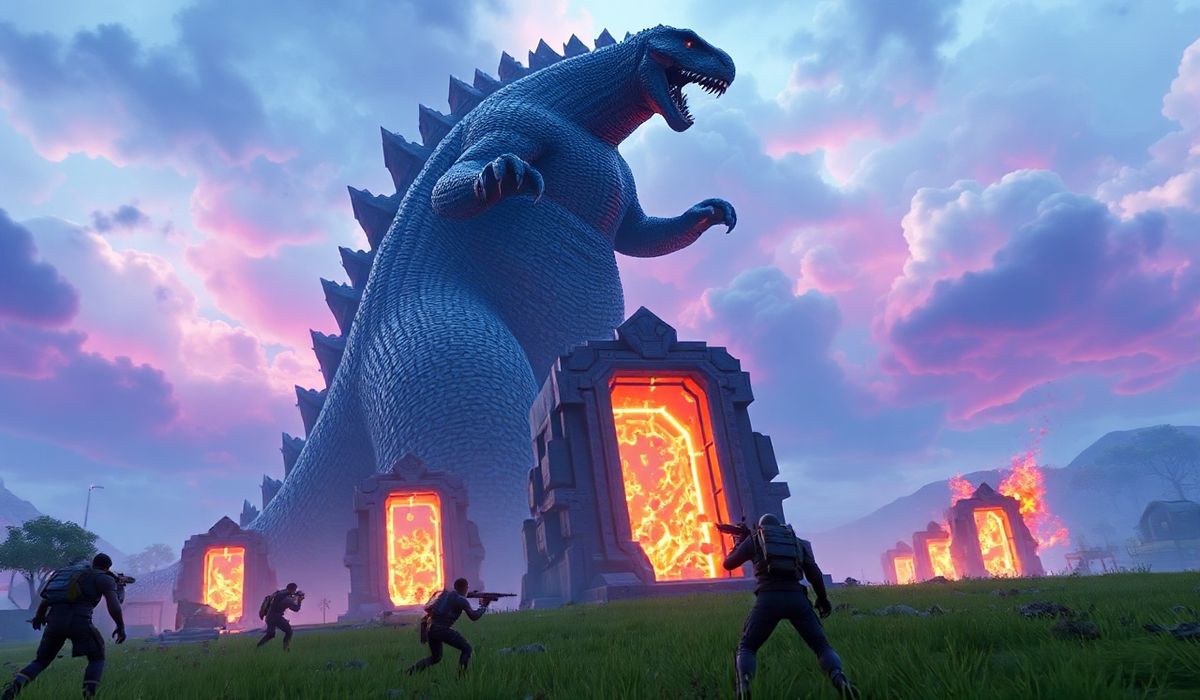 Unleashing Godzilla: Fortnite’s Epic Collaboration and Portal Hunt