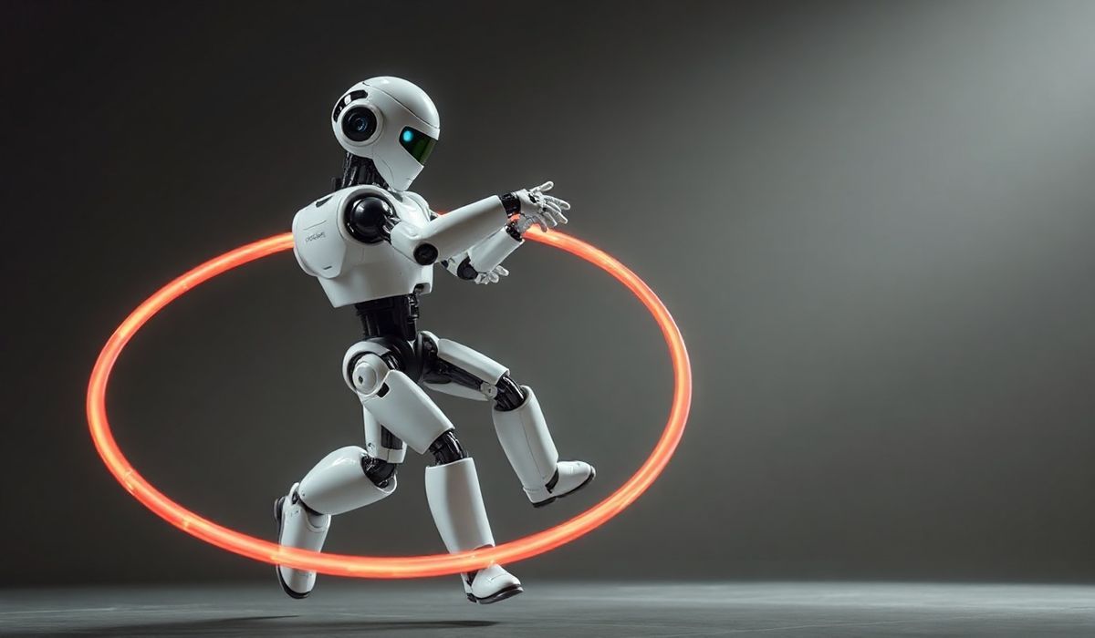 Unlocking the Physics of Hula-Hooping Robots