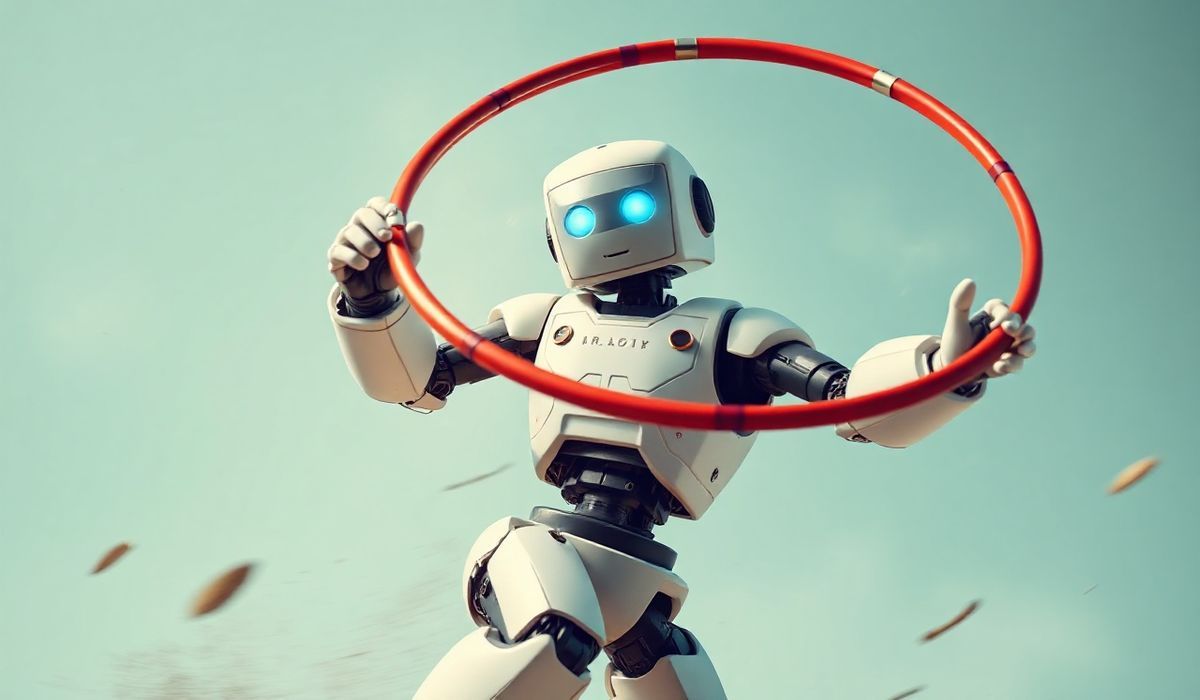 Unveiling the Physics of Hula-Hooping Robots: A Dance with Gravity