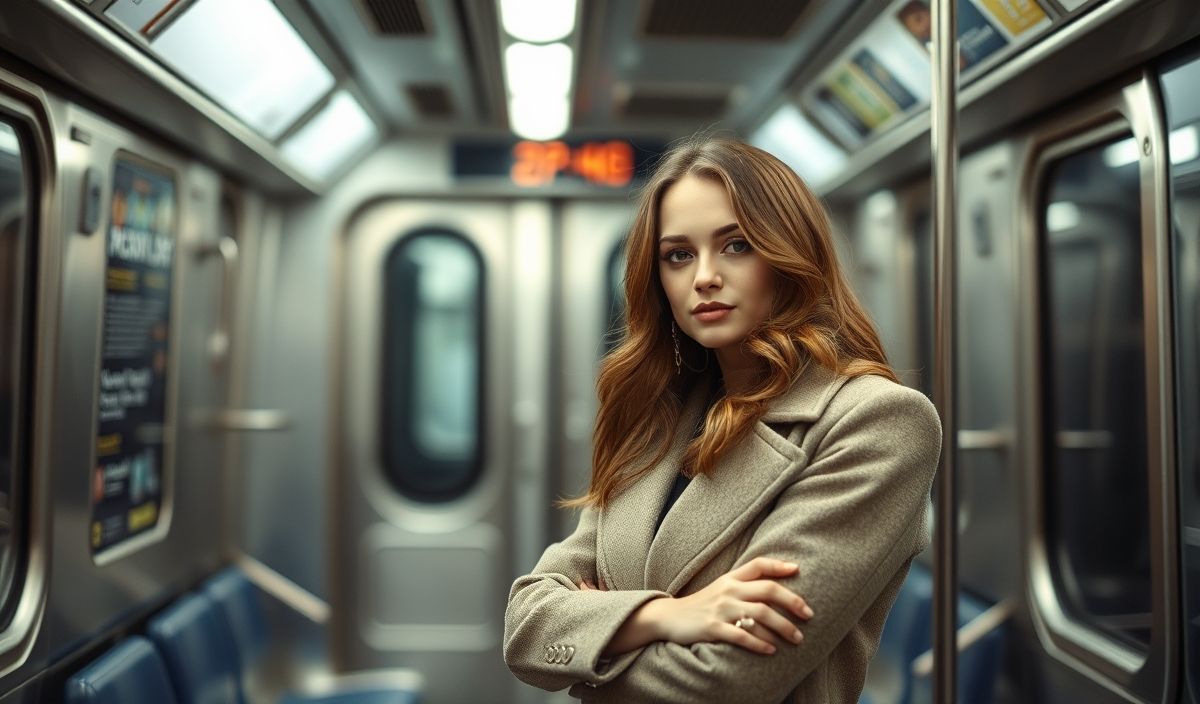 Julia Fox Shocks New Yorkers with Subway Stunt for Daring Beauty Campaign