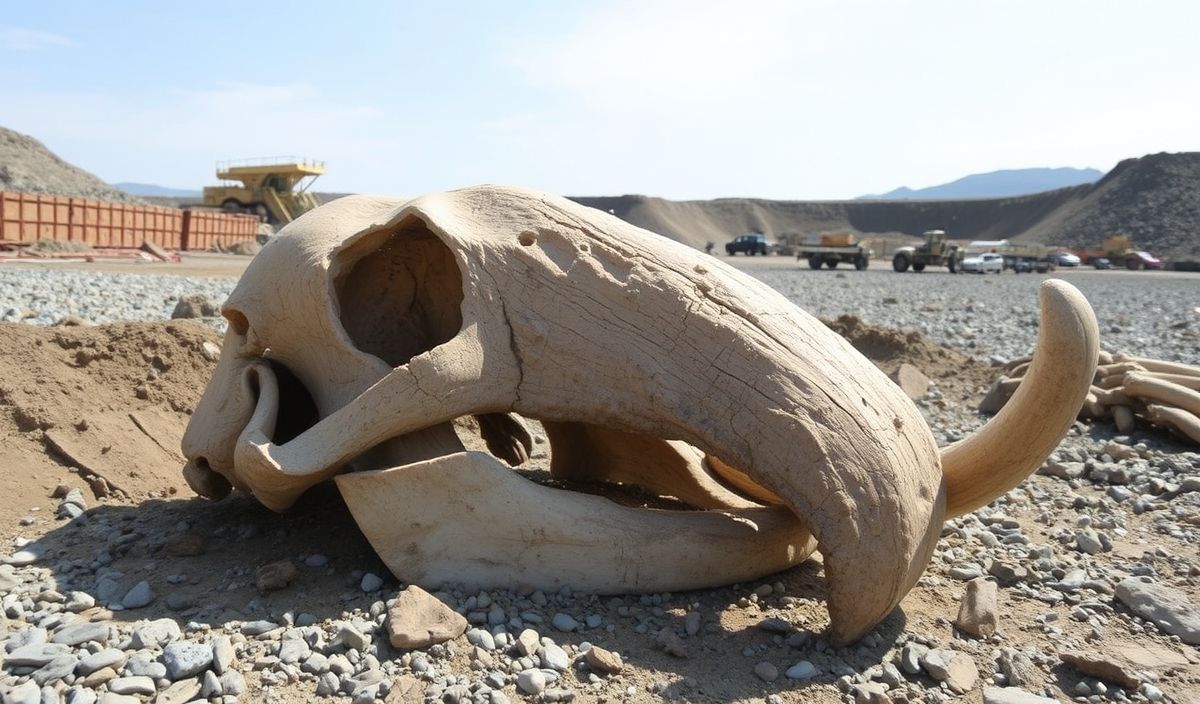 Ancient Giant: Mammoth Skull Unearthed in Texas