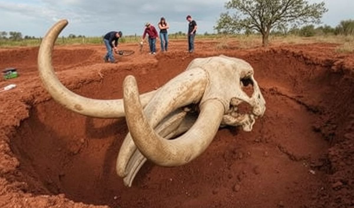 Groundbreaking Discovery: Enormous 40,000-Year-Old Mammoth Skull Found in Texas