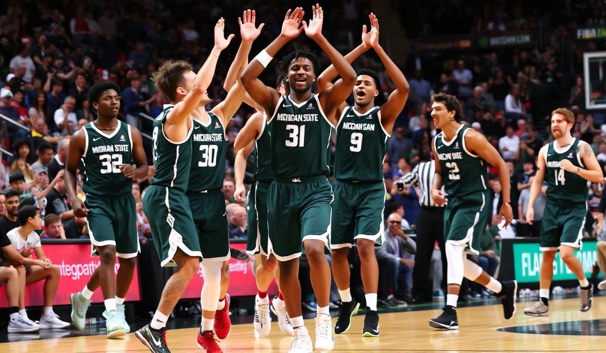 Michigan State Secures Thrilling 80-78 Victory to Maintain Big Ten Dominance