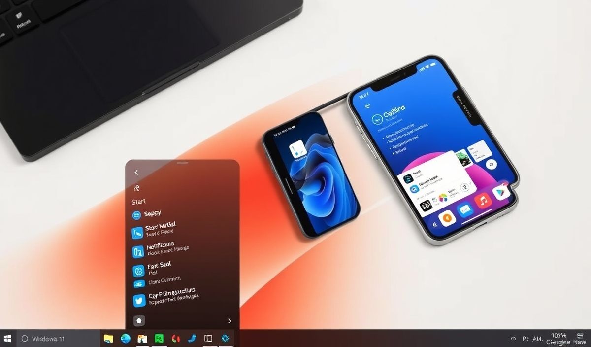 Microsoft Integrates iPhone Connectivity into Windows 11 Start Menu