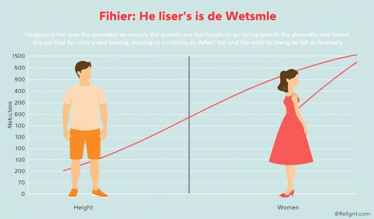 Men Experience Faster Growth in Height and Weight Compared to Women Over a Century