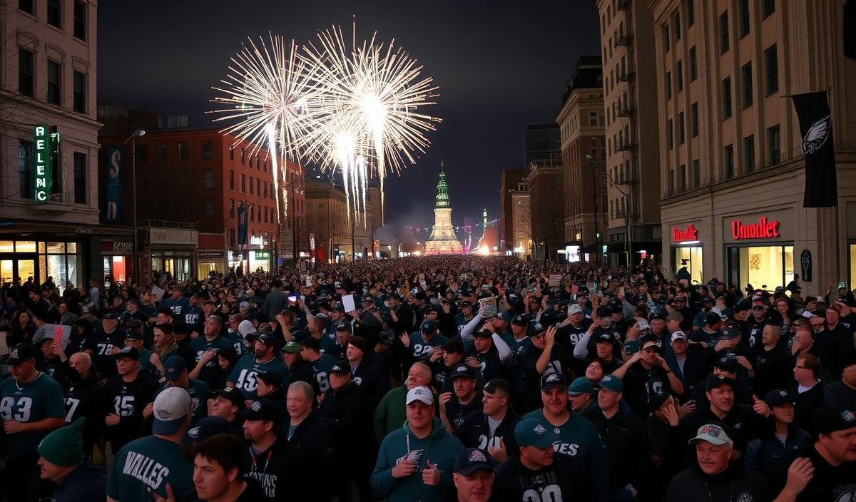 Eagles’ NFC Championship Win Sparks Significant Celebrations and Incidents