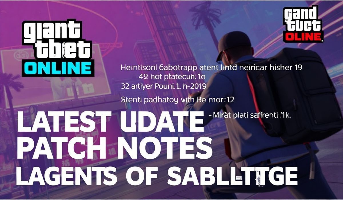 Rockstar Games Releases Major GTA Online Update Following Agents of Sabotage