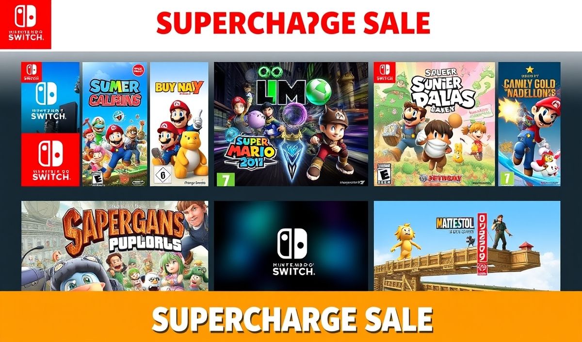 Nintendo Launches Supercharge Sale Featuring Exciting Discounts on Switch eShop