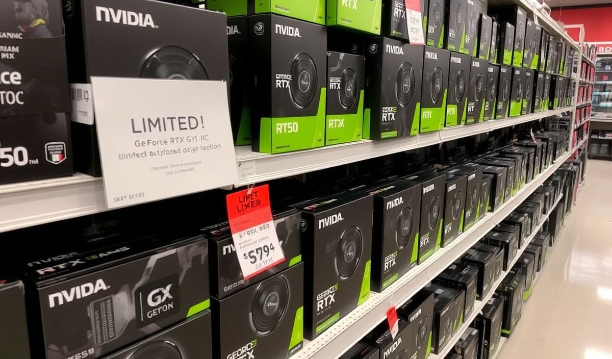 NVIDIA GeForce RTX 50 Series GPUs Shortage Drives Prices Skyward