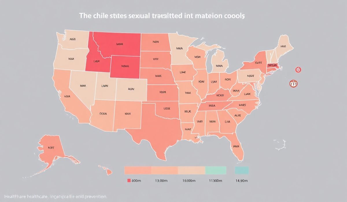 Mapping STD Risk in the U.S.: States with the Highest Infection Rates Revealed