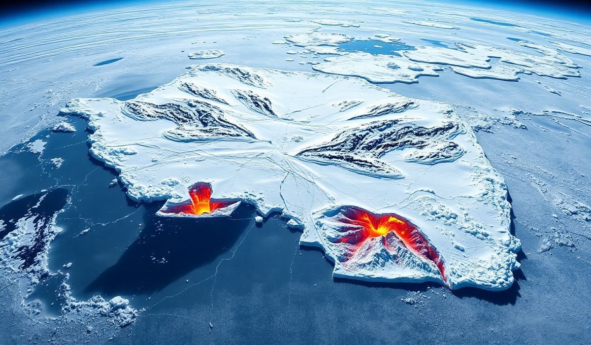 Hidden Volcanoes Under West Antarctic Ice Sheet Pose Significant Threat to Global Sea Levels