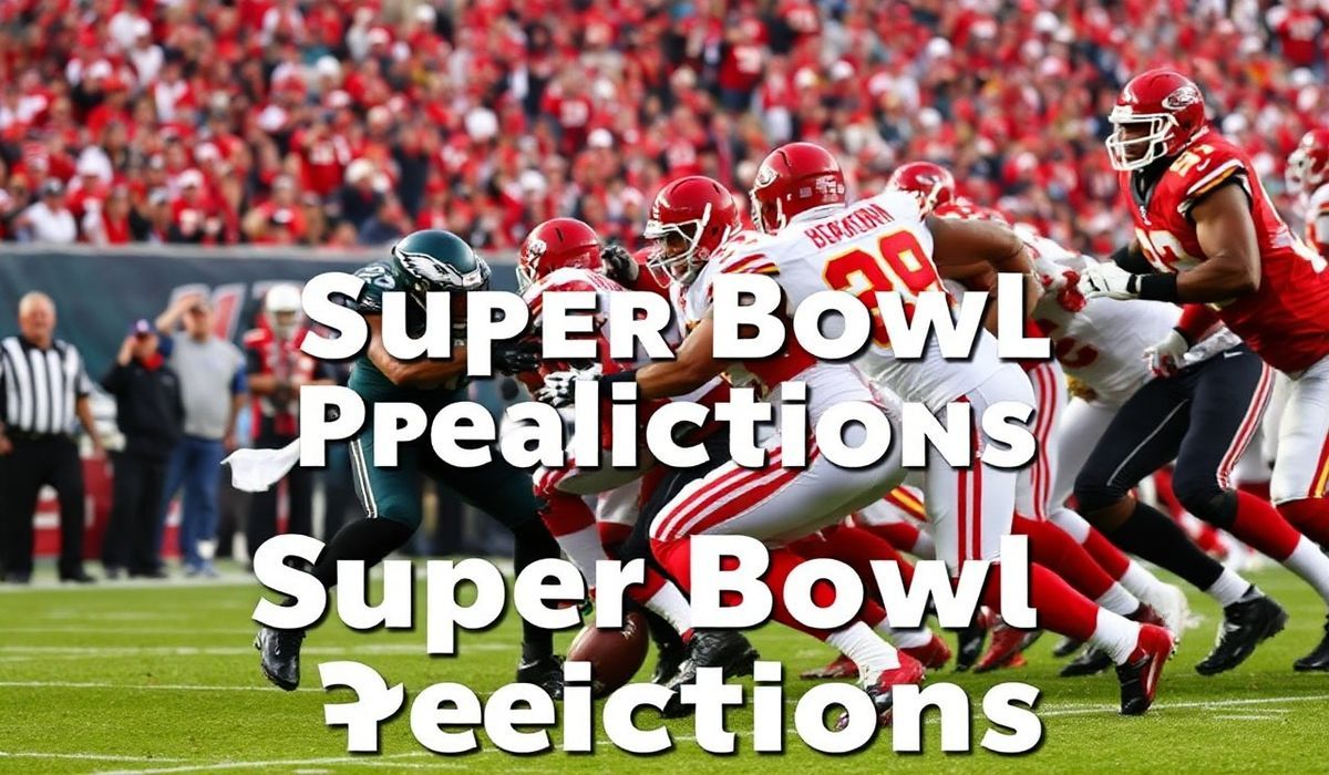 Eagles Dominate Super Bowl Predictions: Chiefs Close Behind