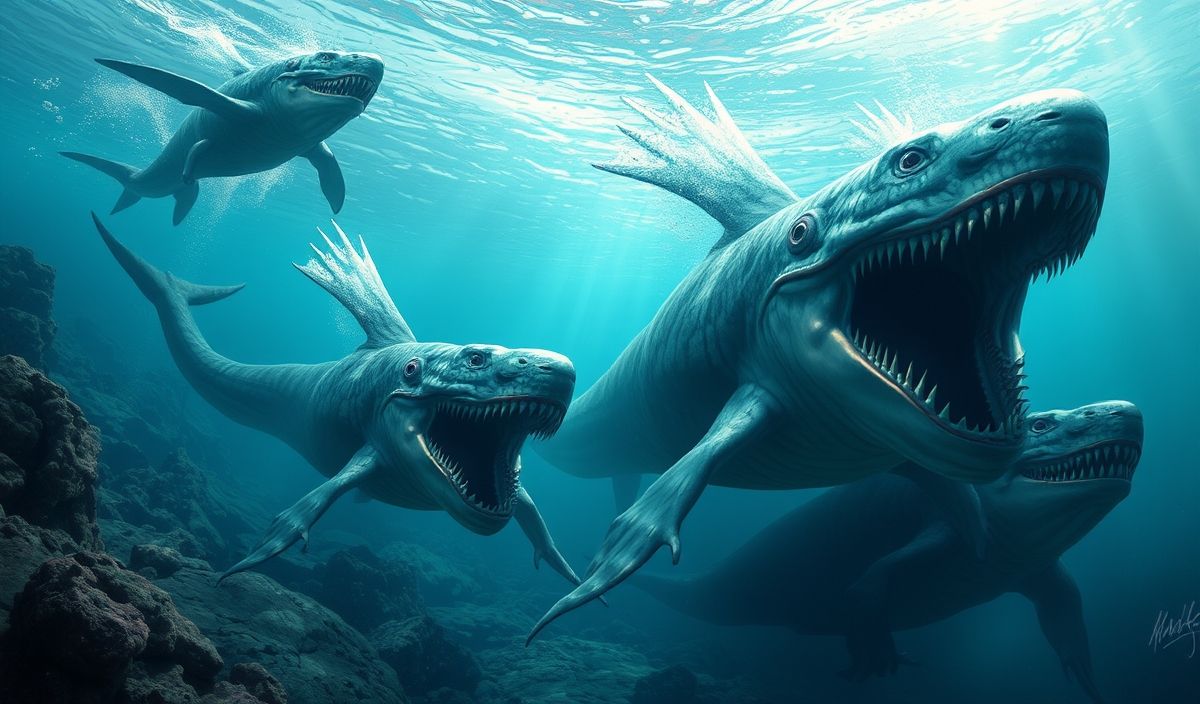 Ancient Marine Monsters: The Apex Predators of the Cretaceous Seas