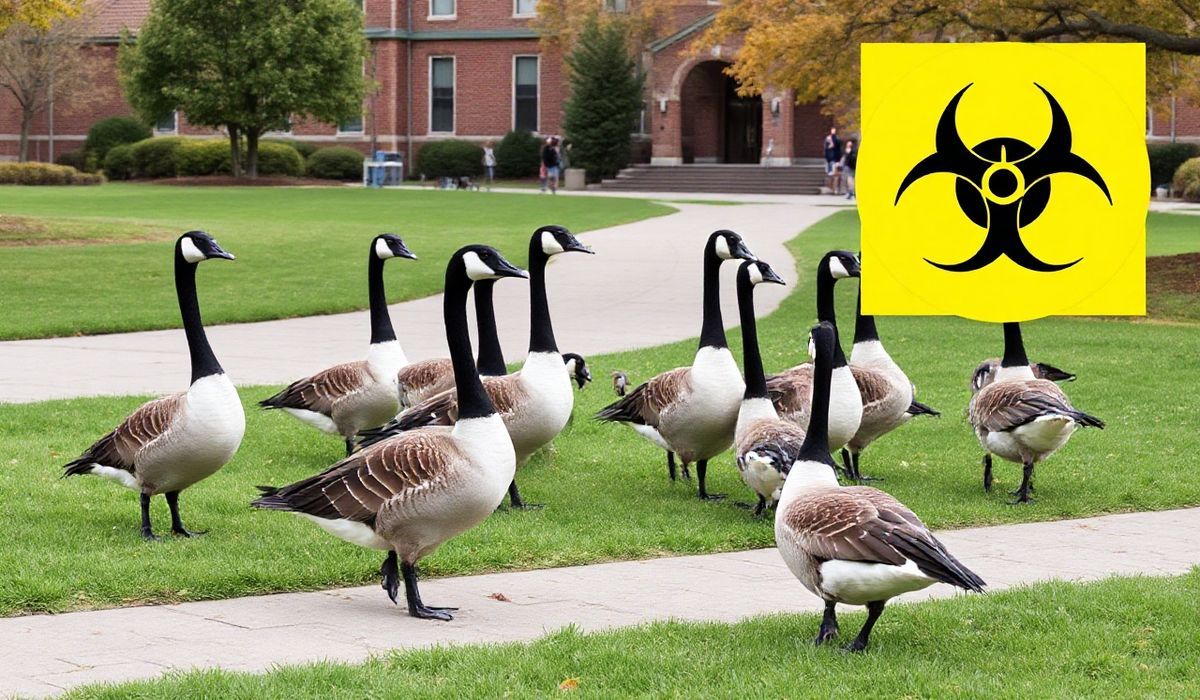 Bird Flu Detected in Canada Geese at UMass Amherst