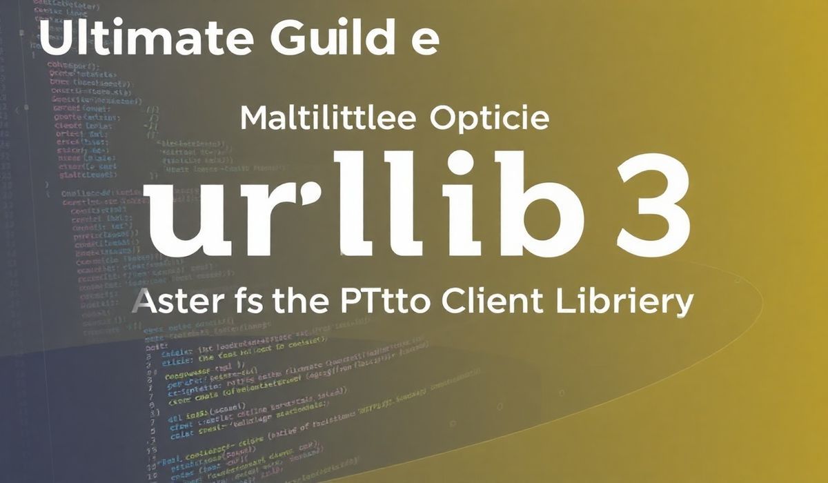 Ultimate Guide to urllib3 Master the Versatile Python HTTP Client Library