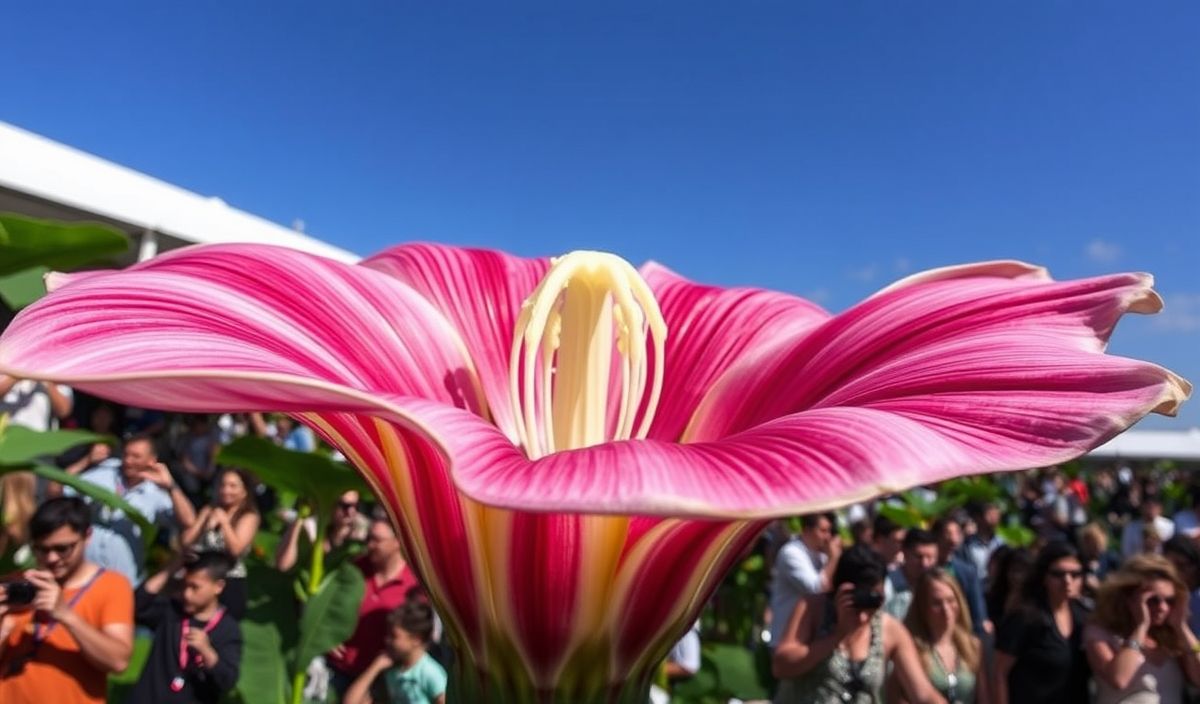 The Enigmatic Corpse Flower: A Rare Bloom Mesmerizes Thousands