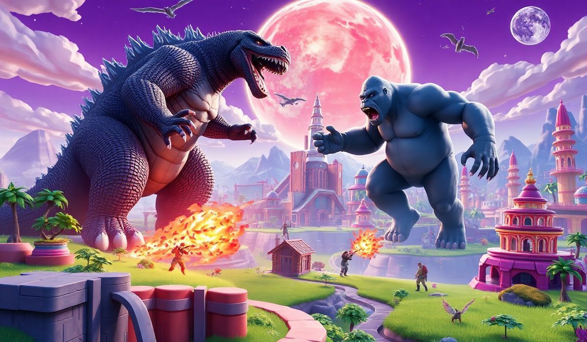 Godzilla vs. Kong Roar into Fortnite: An Epic Crossover Event