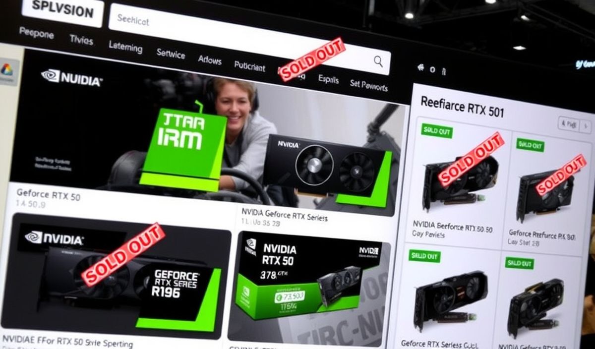 Newegg’s Lightning-Speed Sellout of NVIDIA GeForce RTX 50 Series GPUs