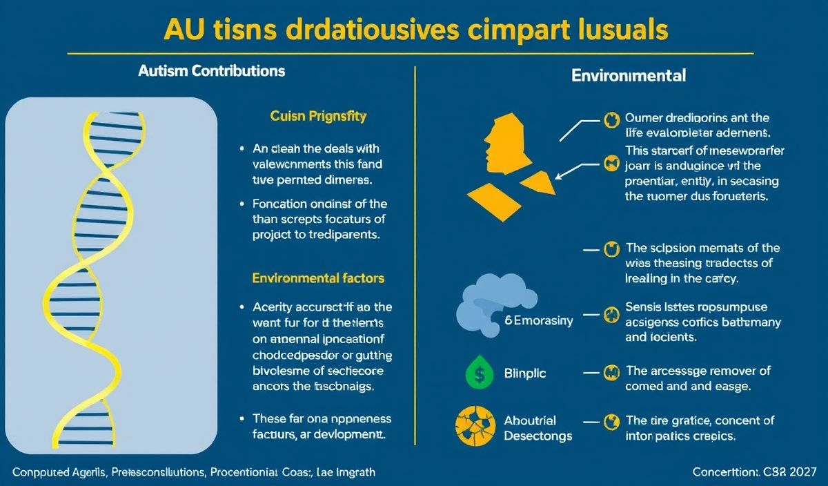 Genetic and Environmental Factors Play Crucial Roles in Autism Development
